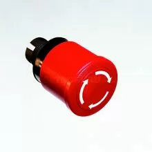 Корпус кнопки красный MPMT3-10R, ГРИБОК, с усиленной фиксацией, 40мм, отпускание