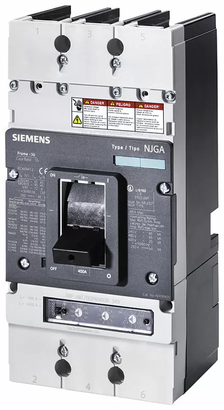 Автоматический выключатель VL400, SIEMENS