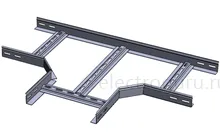 Отвод Т-образный для лестничного лотка с высотой бортов 50мм, Лидер