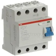 УЗО селективное 63А, 100мА, тип A-S, ABB F204, 2CSF204201R2630