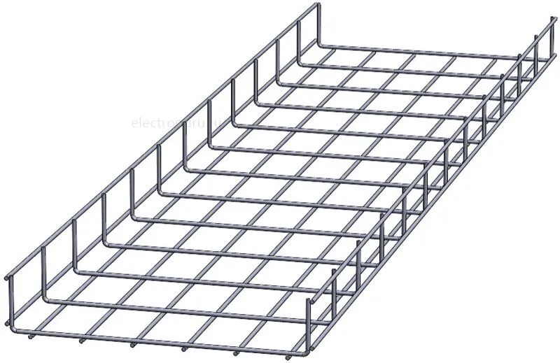 Проволочный лоток 300х50х3000, Лидер