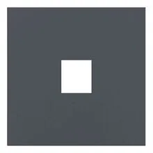 Лицевая панель для одиночной информационной розетки базальт Rikett
