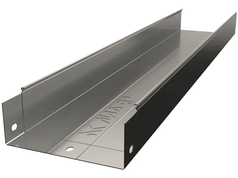 Лоток неперфорированный горячеоцинкованный 200х80х3000, Лидер