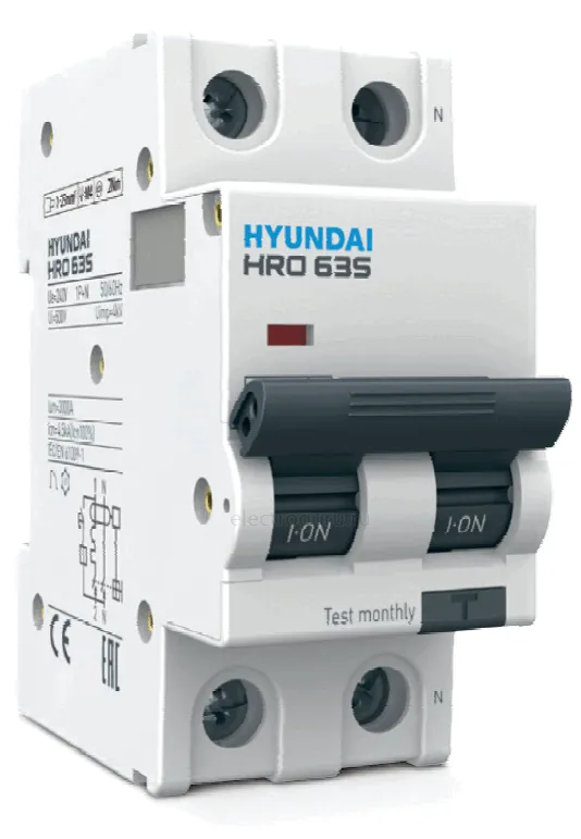 Дифавтомат HRO63S Hyundai Electric
