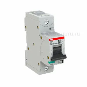 Автоматический выключатель ABB S801P однополюсный, 80А, характеристика С