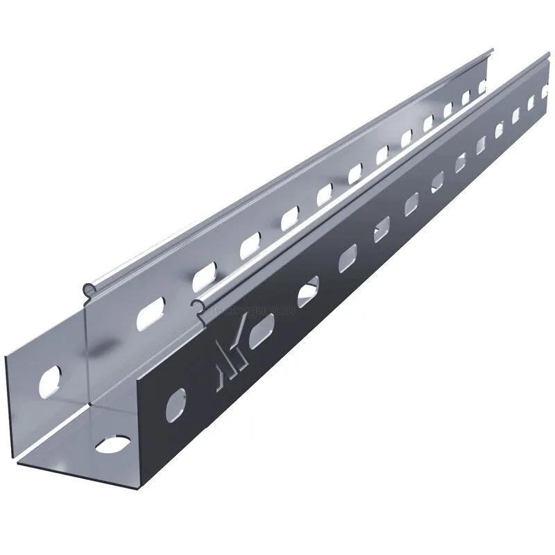 Лоток перфорированный 50х50х3000 нержавеющая сталь, Лидер