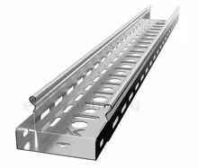 Кабельный лоток металлический перфорированный 150х50 замковый ПРЕМИУМ, Лидер