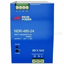 Источник питания NDR-480-24, 24В, 480Вт, Prompower