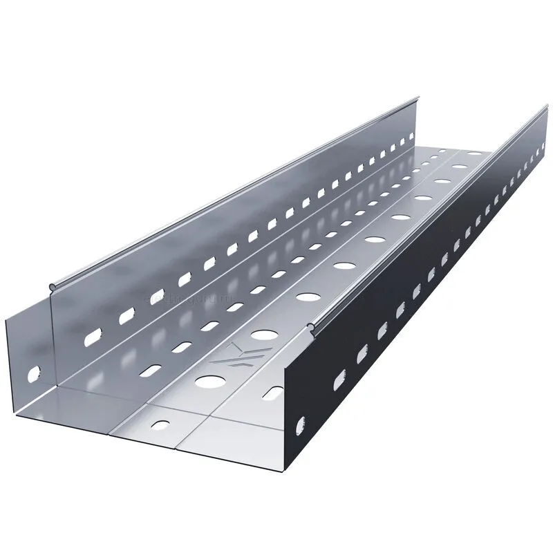Лоток перфорированный 200х80х3000 нержавеющая сталь, Лидер