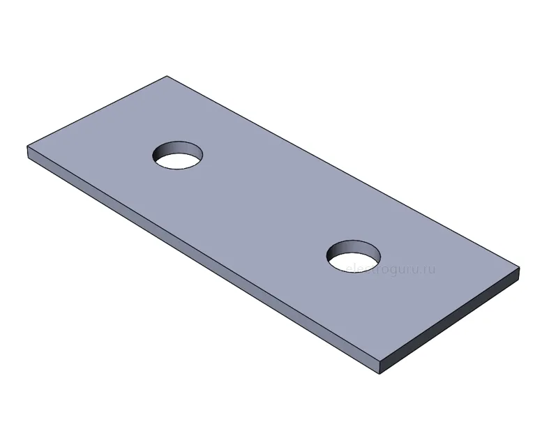 Пластина MSF502 для STRUT-профиля