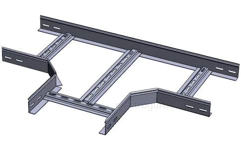 Отвод Т-образный для лестничного лотка с высотой бортов 60мм, Лидер