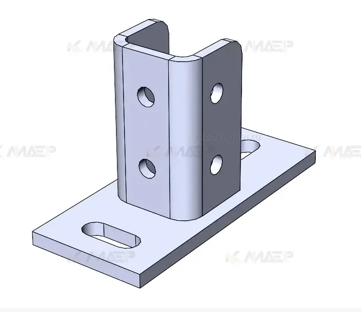 Настенный держатель для профилей STRUT 41х41