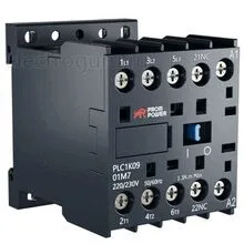 Миниконтактор 220В, 9А, 1НЗ, PLC1K0901M7, Prompower