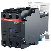 Контактор 24В, 80А, 1НО+1НЗ, PLC1D80BD, Prompower