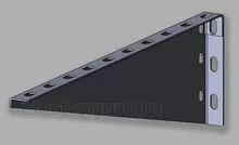 Кронштейн подвеса настенный горячеоцинкованный 500мм, КПНЛ-500