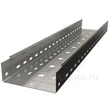 Лоток перфорированный 200х80х3000 горячеоцинкованный, Лидер