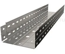 Лоток перфорированный горячеоцинкованный с высотой бортов 100мм, Лидер
