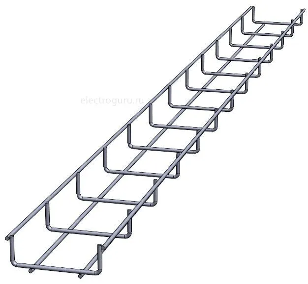 Проволочный лоток 100х30х3000, Лидер