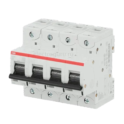 Автоматический выключатель S804P четырехполюсный, АВВ