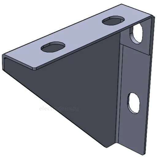 Кронштейн настенный 100мм КПНЛ, Лидер