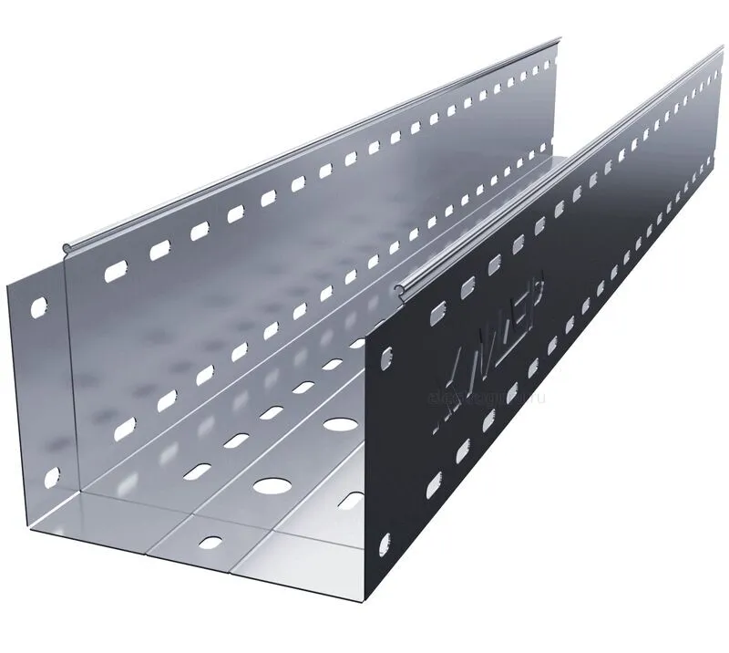 Лоток перфорированный нержавеющий с высотой бортов 150мм, Лидер