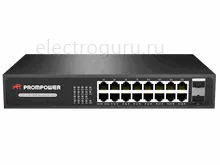 Промышленный коммутатор 18 портов, PPS-1G18230, Prompower