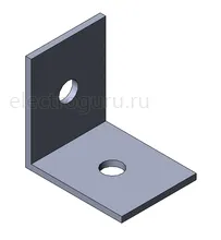Пластина угловая MSA600 для STRUT-профиля