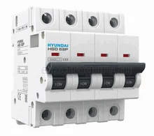 Автоматический выключатель HGD63Р четырехполюсный, Hyundai Electric