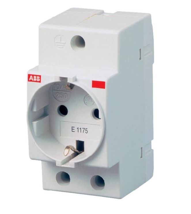 Розетка щитовая 2Р+N 16A M1173, ABB, 2CSM110000R0701 - купить в ЭлектроГуру