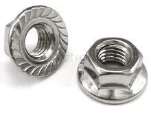 Гайка с фланцем из нержавеющей стали