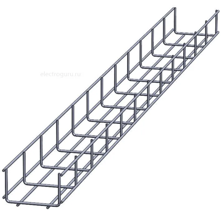 Проволочный лоток 100х50х3000, Лидер