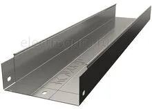 Лоток оцинкованный неперфорированный с высотой бортов 70мм, Лидер