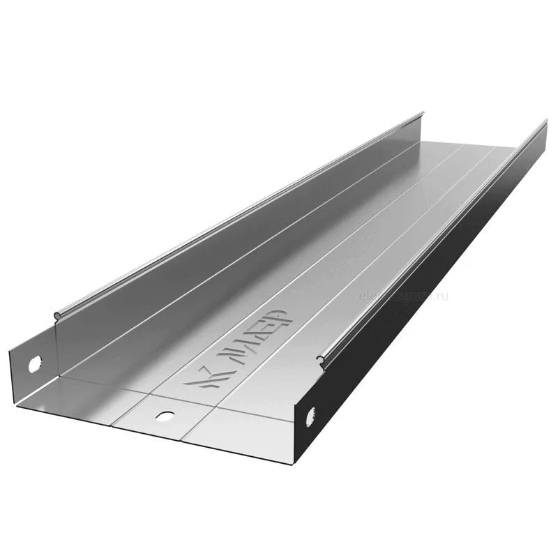 Кабельный лоток металлический неперфорированный 200х50 замковый ПРЕМИУМ