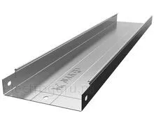 Кабельный лоток металлический неперфорированный замковый ПРЕМИУМ борт 50