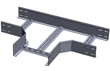 Отвод Т-образный для лестничного лотка с высотой бортов 100мм, Лидер
