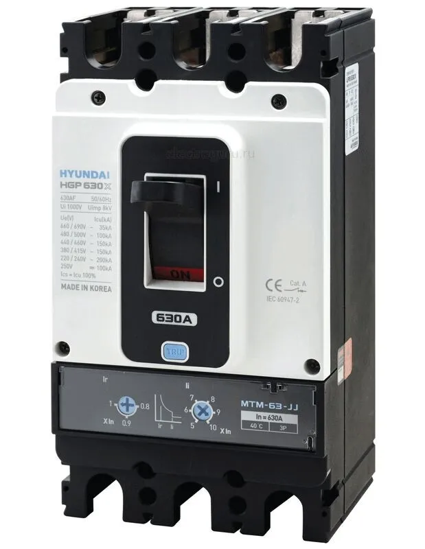 Автоматический выключатель HGP630, Hyundai Electric
