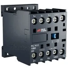 Миниконтактор 24В, 12А, 1НО, PLP1K1210BD, Prompower