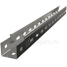 Лоток перфорированный 50х50х3000 горячеоцинкованный, Лидер