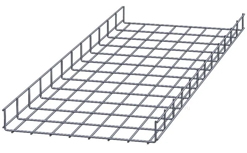 Проволочный лоток 450х50х3000, Лидер
