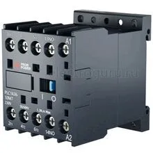 Миниконтактор 220В, 6А, 1НО, PLC1K0610M7, Prompower