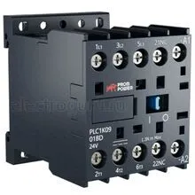 Миниконтактор 24В, 9А, 1НЗ, PLP1K0901BD, Prompower