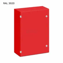 Шкаф навесной красный для монтажа пожарной автоматики, Провенто