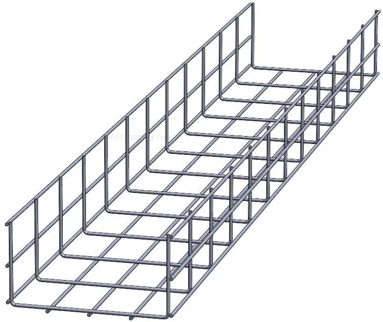Проволочный лоток 200х100х3000, Лидер