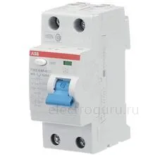 УЗО 40А, 30мА, тип A, AP-R, ABB F202, 2CSF202401R1400