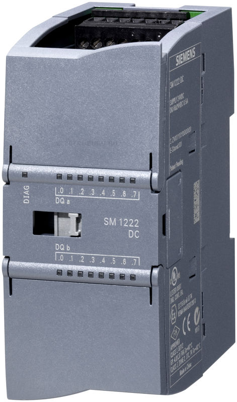 Модуль вывода дискретных сигналов SM 1222 для Simatic S7-1200, 16 дискретных транзисторных выходов 16DO = 24В/ 0,5А