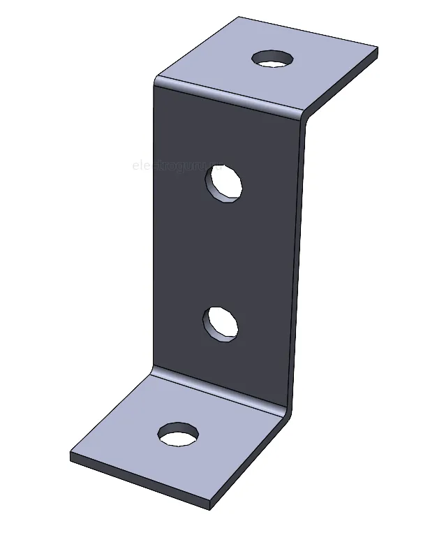 Пластина крепежная MSZ 702 Z-образная для STRUT-профиля
