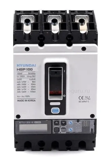 Автоматический выключатель HGP100 Hyundai Electric