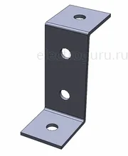 Пластина крепежная MSZ 702 Z-образная для STRUT-профиля