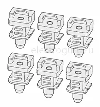 Комплект контактов для втычного исполнения автоматов Hyundai Electric