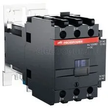 Контактор 24В, 50А, 1НО+1НЗ, PLC1D50BD, Prompower